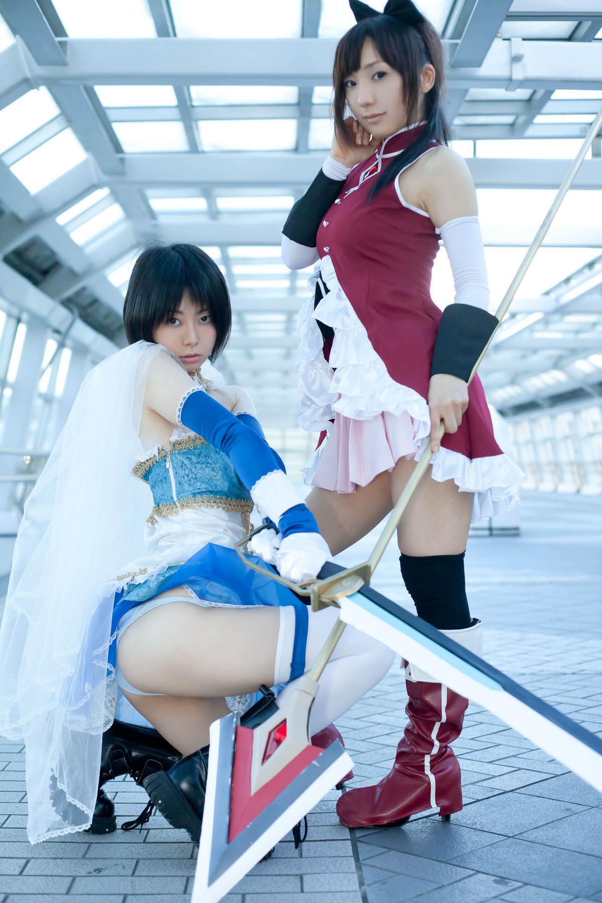 (C80) (コスプレ)   Sayaka and Kyoko  CosPlay制服诱惑套图